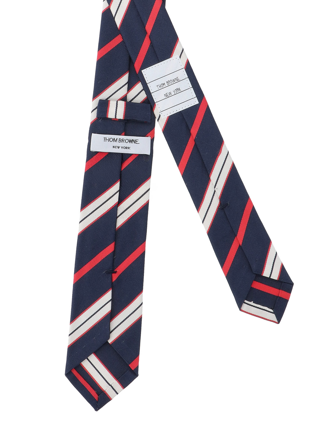 Thom Browne Ties Blue Silk