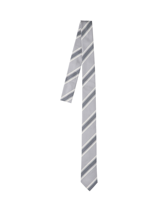 Thom Browne 56% Silk necktie in gray