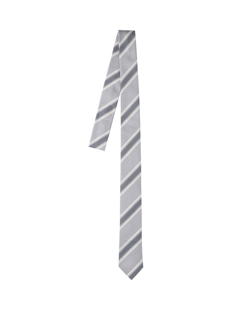 Thom Browne 56% Silk necktie in gray