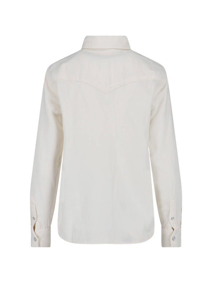 LEVIS STRAUSS Shirts White Lyocell