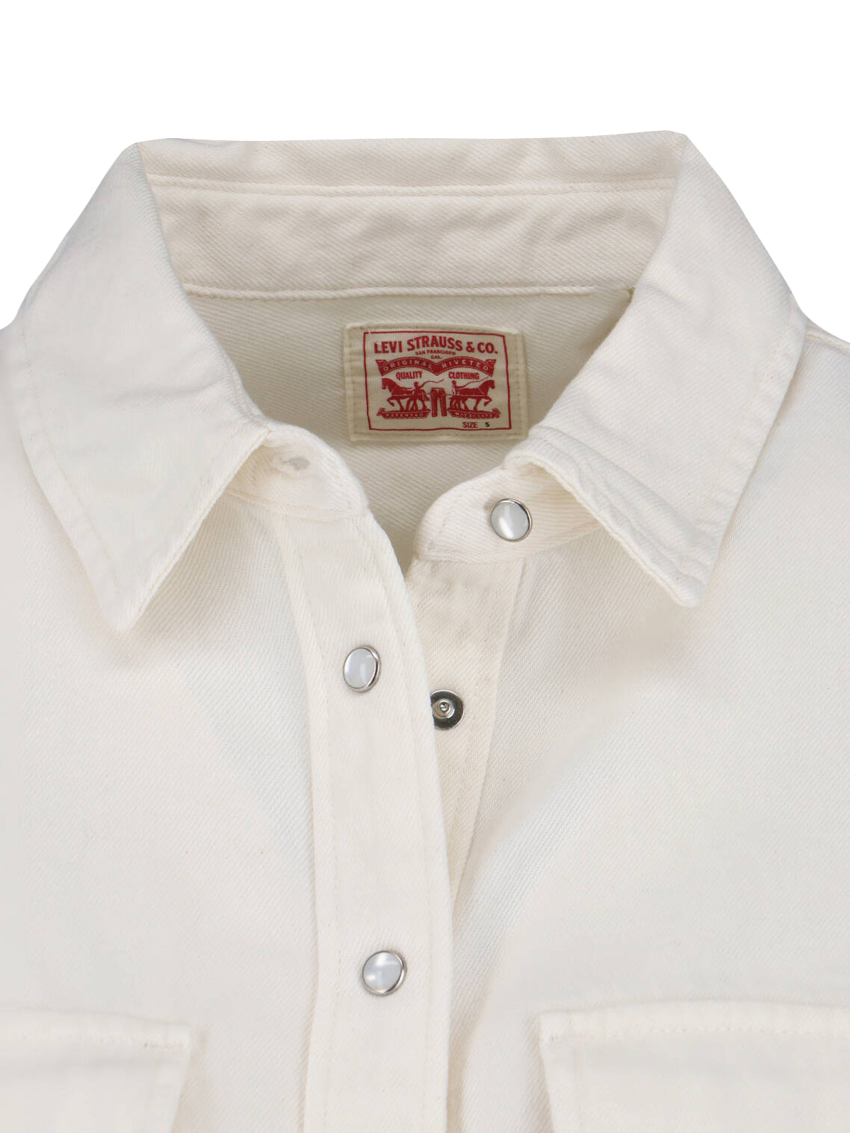 LEVIS STRAUSS Shirts White Lyocell
