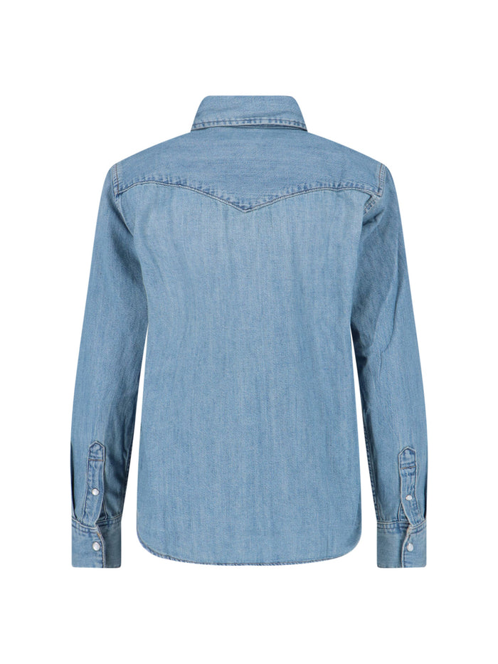 LEVIS STRAUSS Shirts Blue Cotton