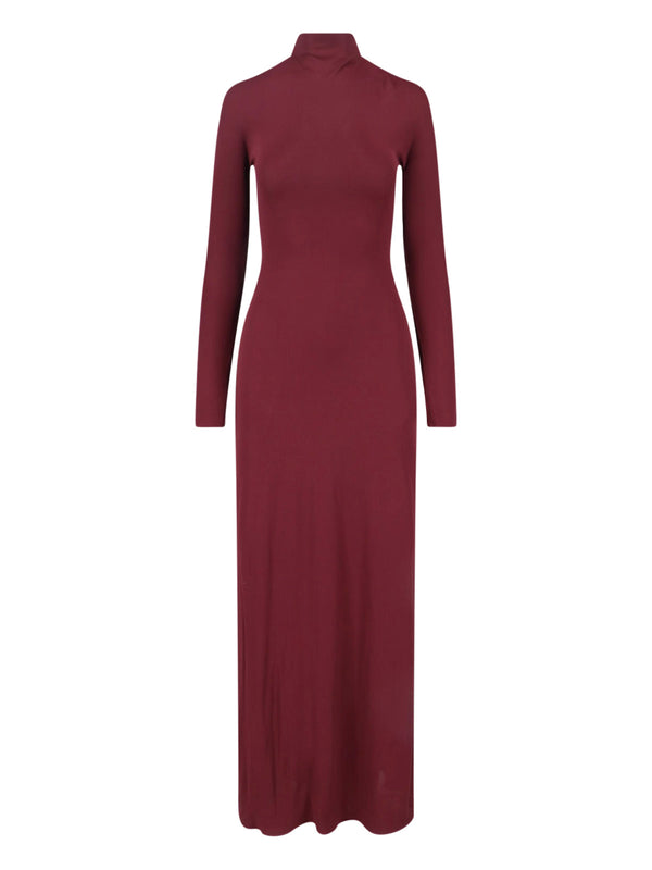 Alaia 100% viscose dress in red