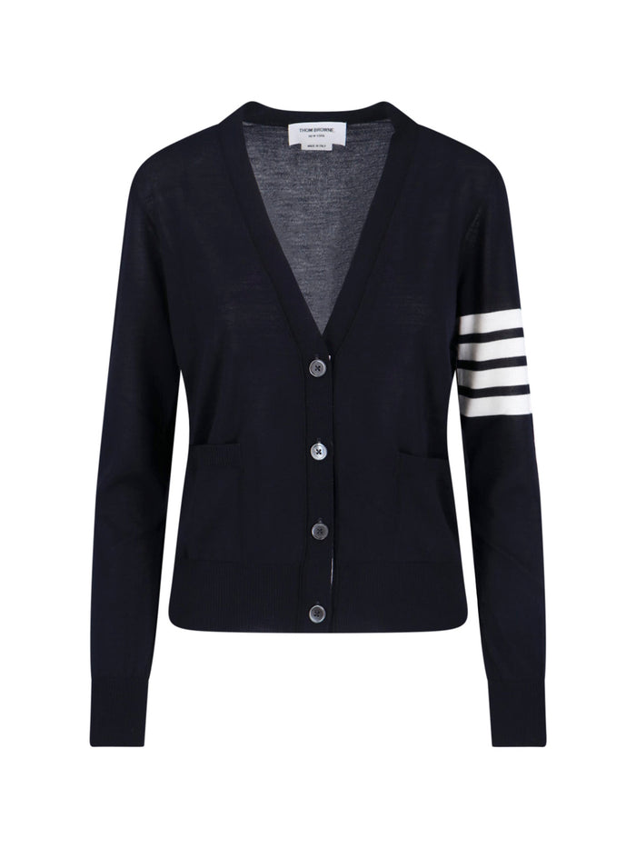 Thom Browne Sweaters Blue Virgin Wool