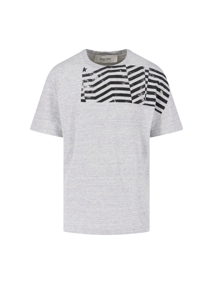 Golden Goose T-shirts and Polos Grey Cotton