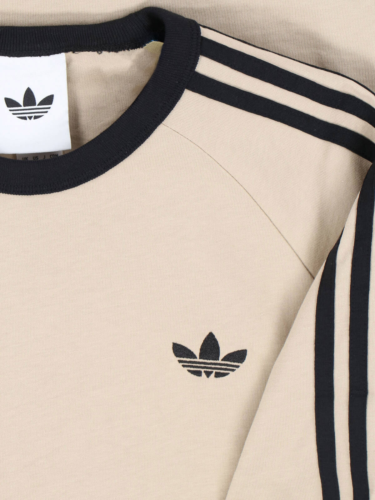 Adidas T-shirts and Polos Beige Cotton