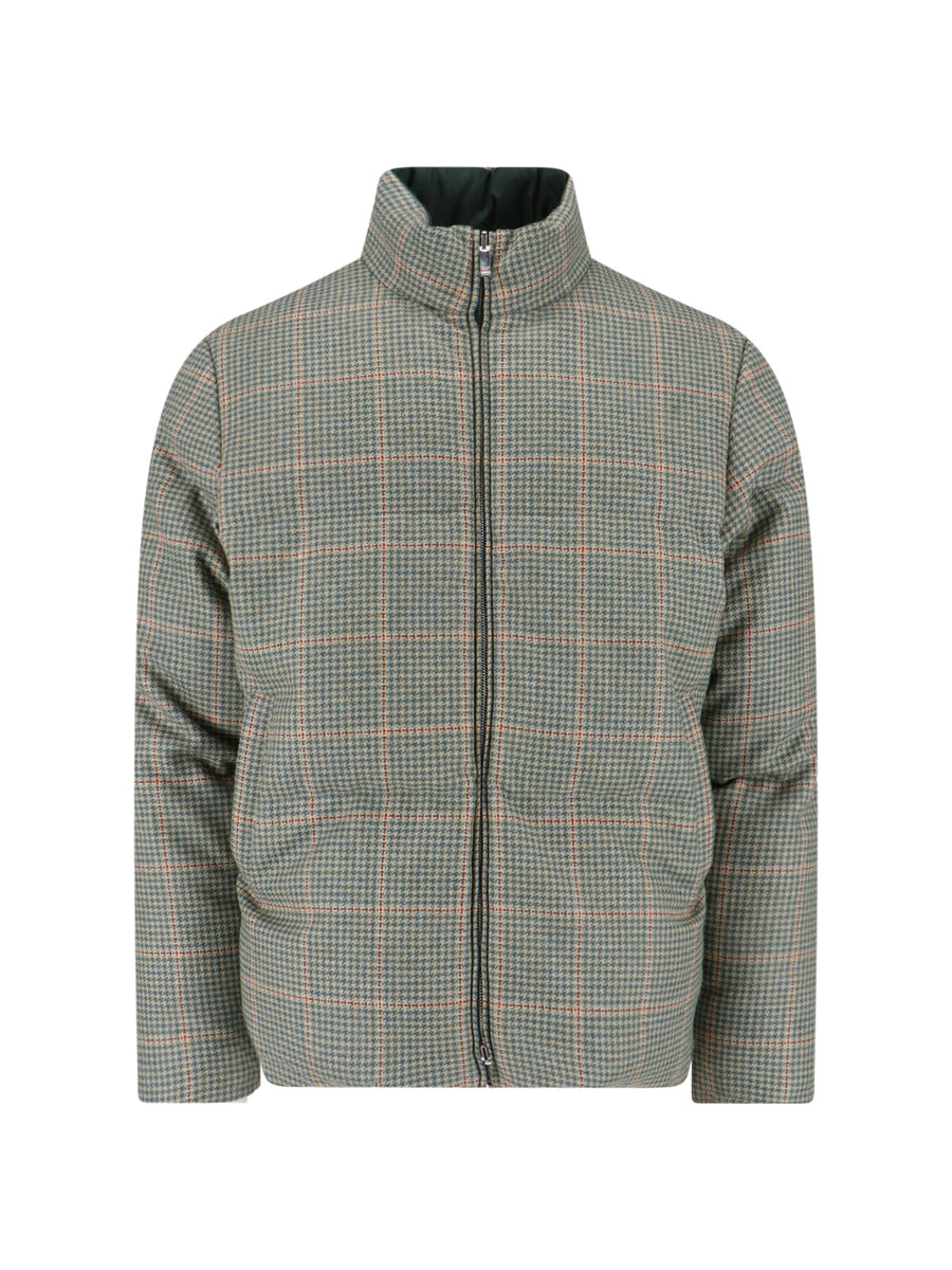 Thom Browne 100% Wool down jacket in green