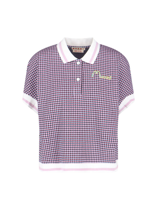 Marni Utva 65% Viscose polo in purple