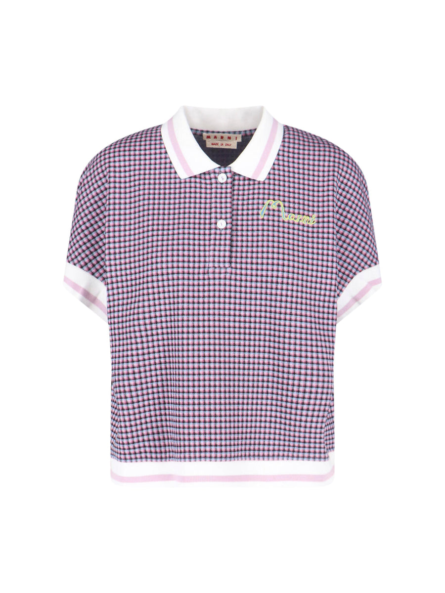 Marni Utva 65% Viscose polo in purple