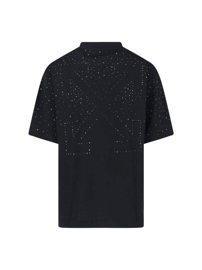 Off-White T-shirts and Polos Black Cotton