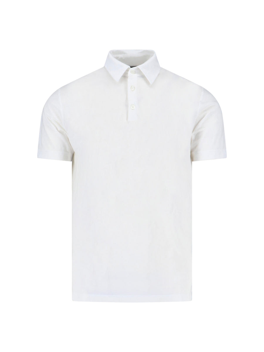 Zanone 100% Cotton polo in white