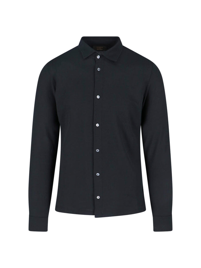 Zanone Shirts Black Cotton