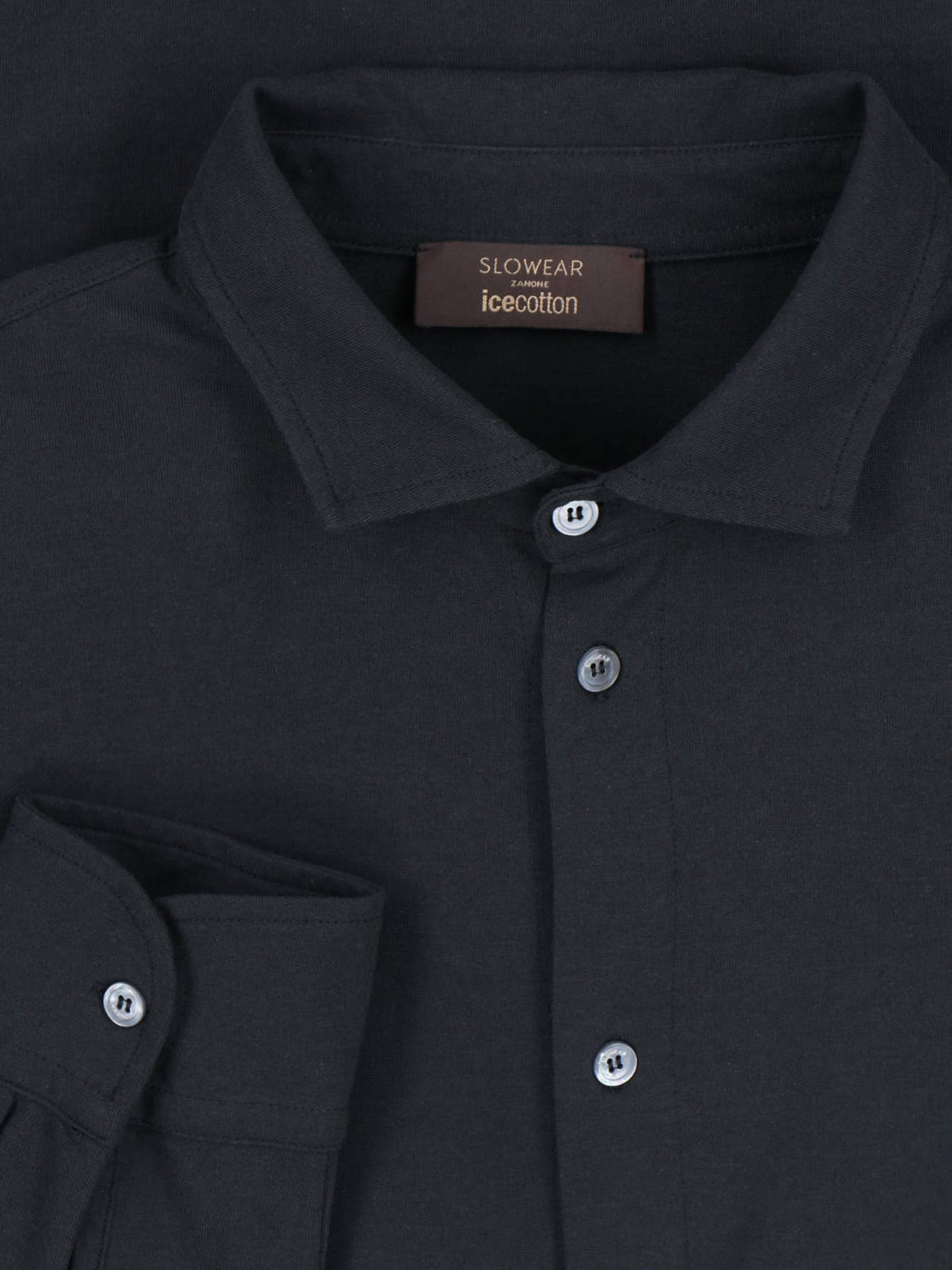 Zanone Shirts Black Cotton
