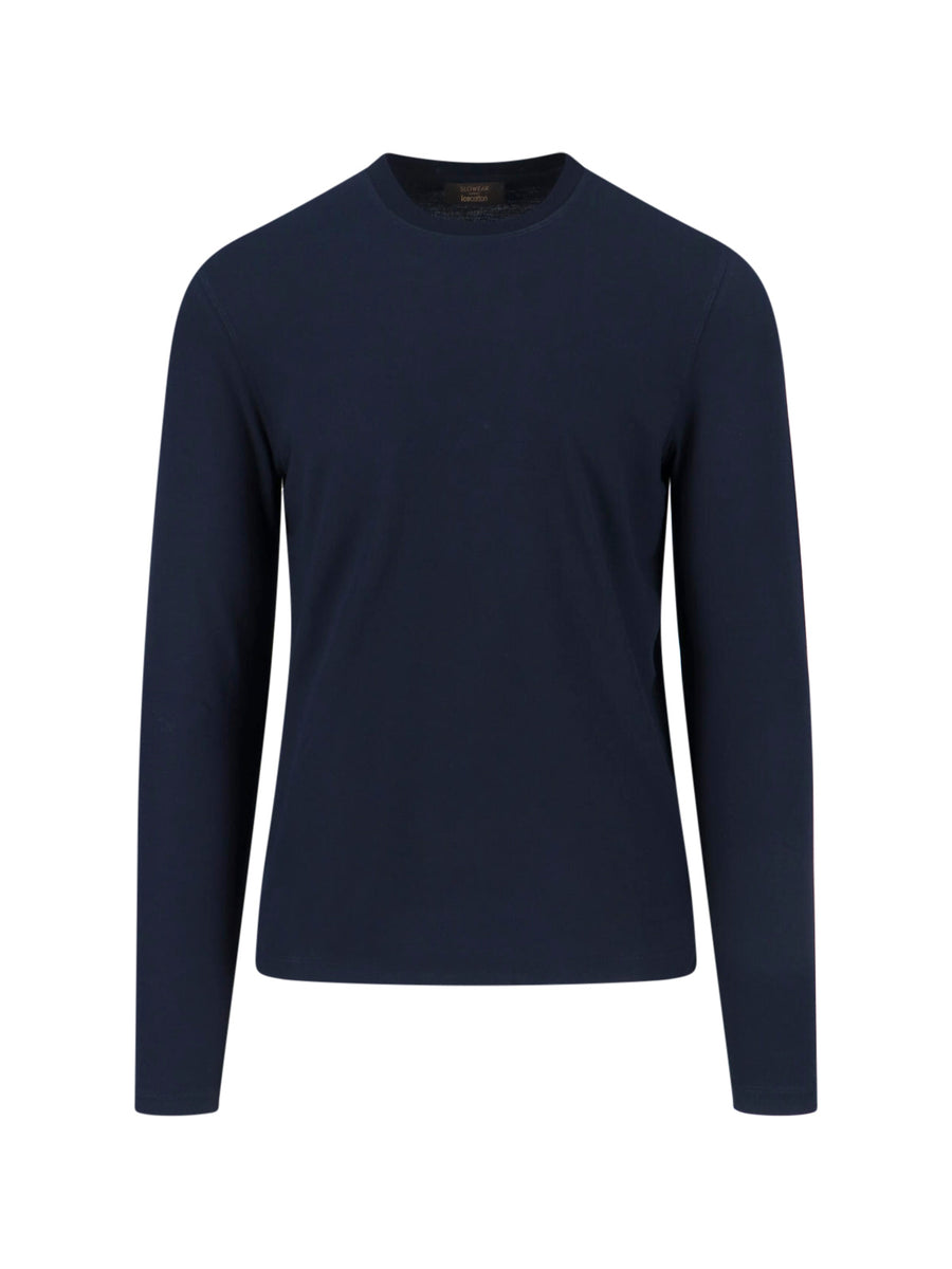 Zanone 100% Cotton t-shirt in navy