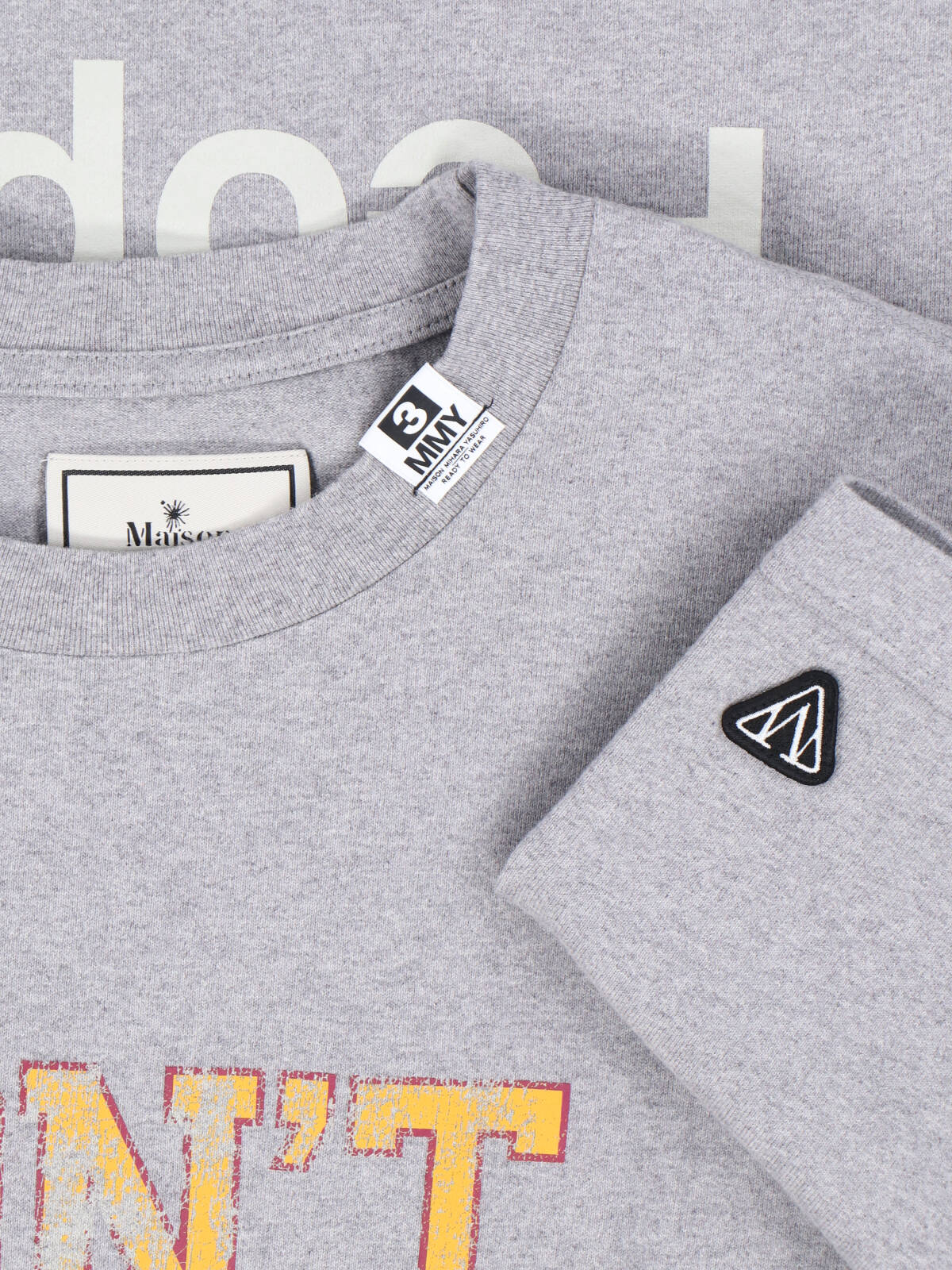 MAISON MIHARA YASUHIRO T-shirts and Polos Grey Cotton