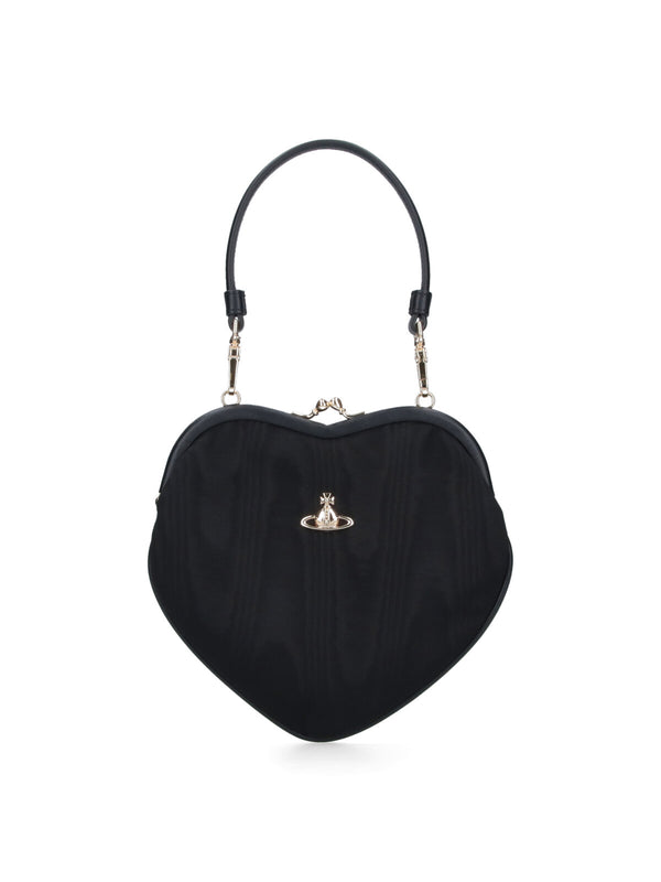 Vivienne Westwood 100% viscose top handle bag in black