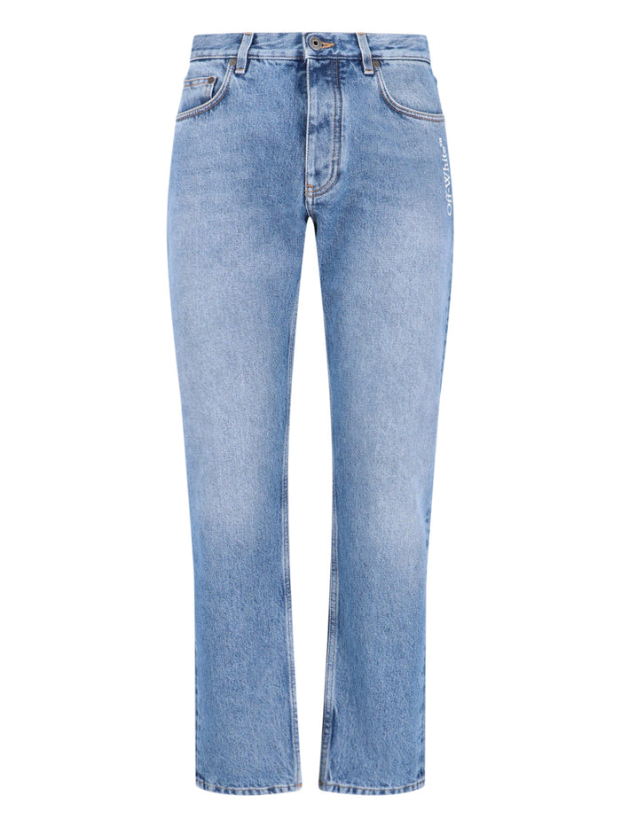 Off-White Jeans Blue Cotton