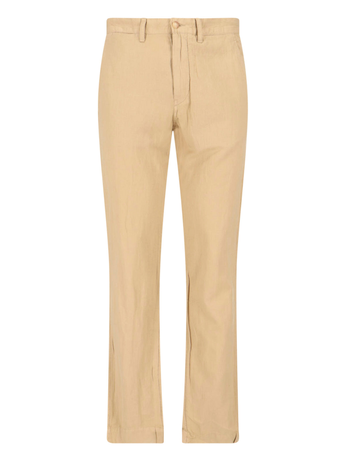 Polo Ralph Lauren Trousers Beige Linen