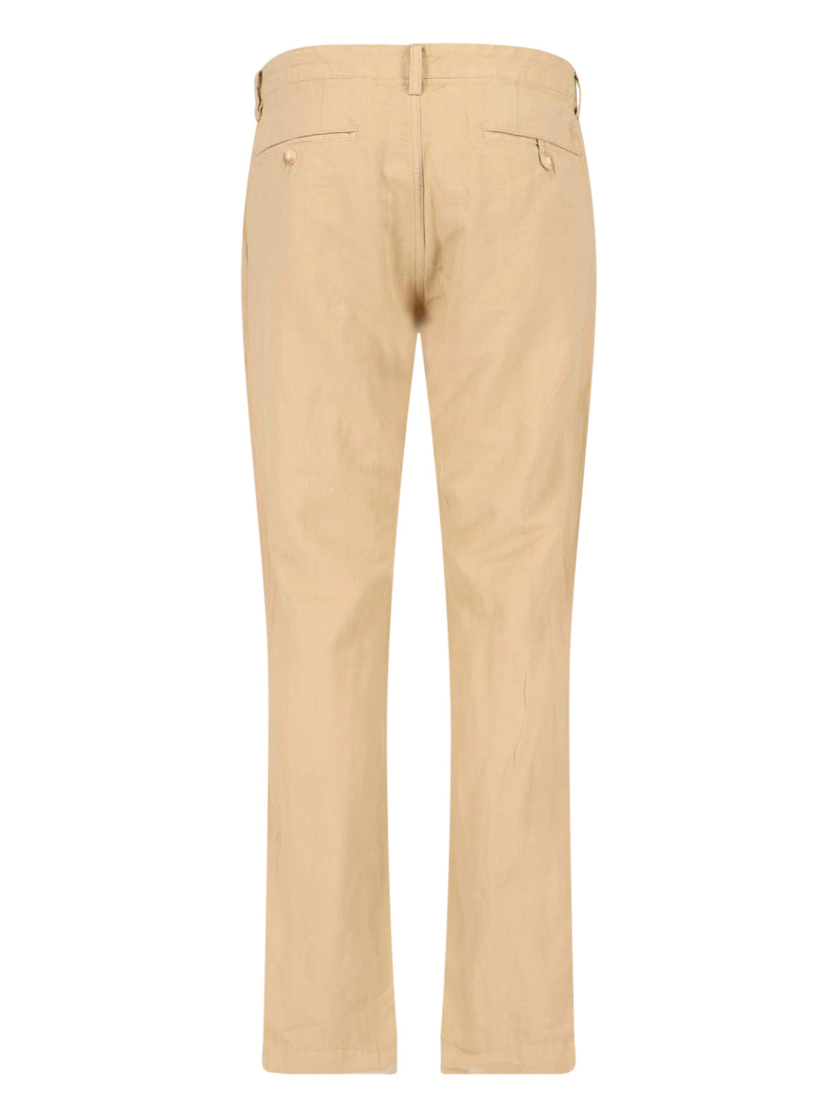 Polo Ralph Lauren Trousers Beige Linen
