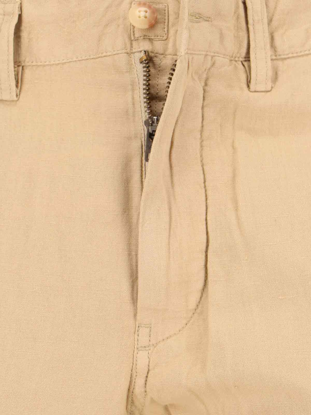 Polo Ralph Lauren Trousers Beige Linen