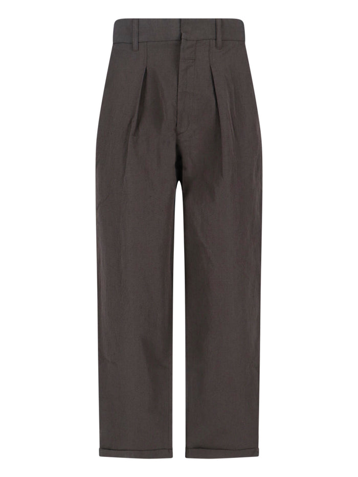 RANRA Trousers Brown Cotton