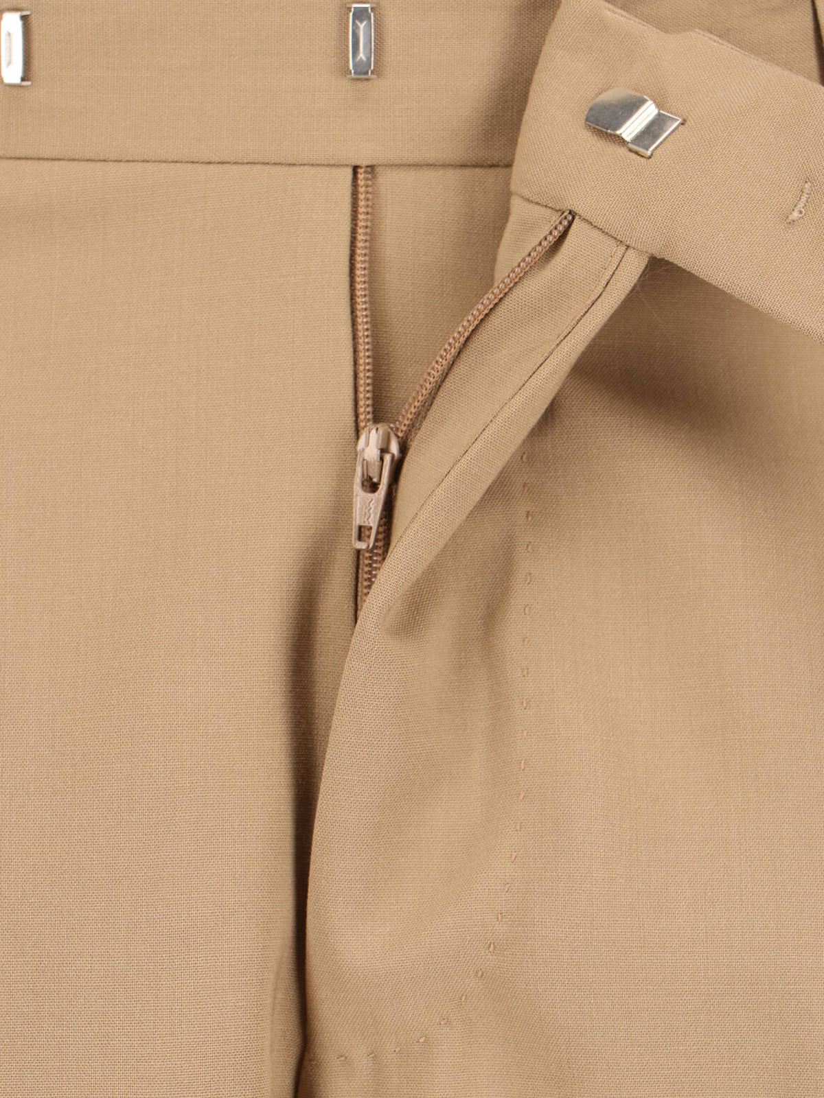 PT Torino Trousers Brown Virgin Wool Cashmere