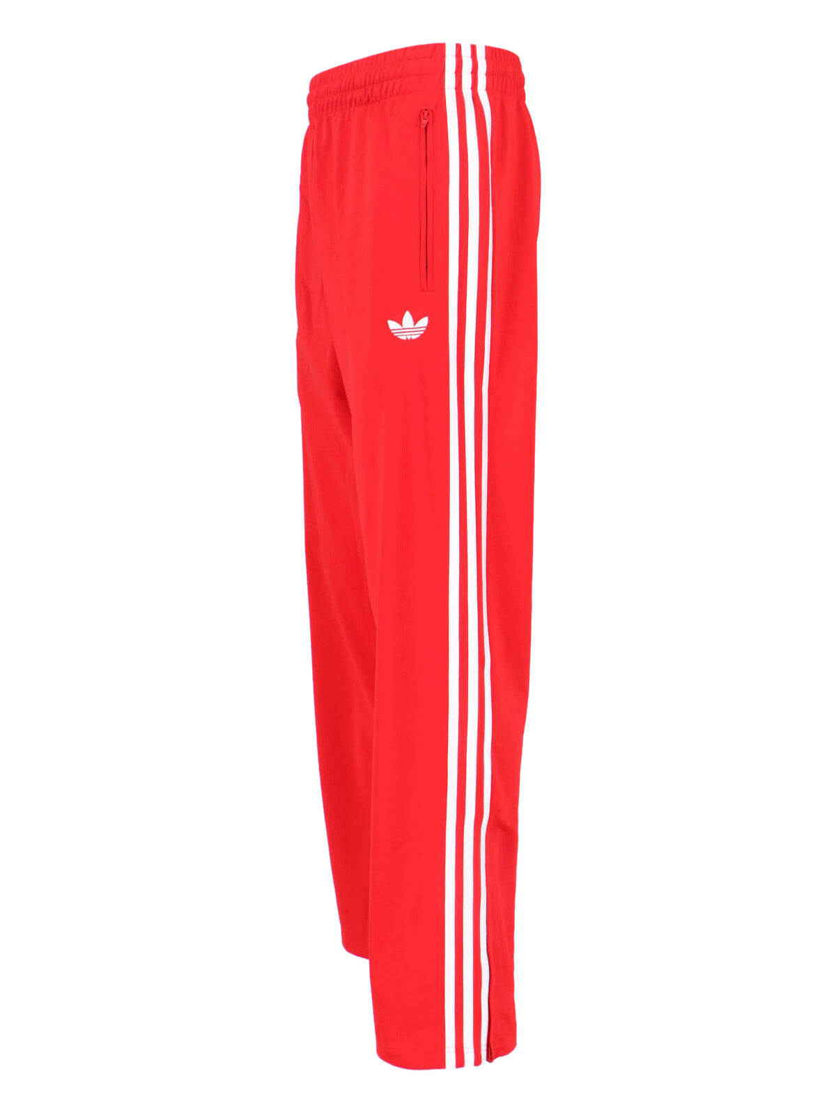 Adidas Trousers Red Recycled Polyester
