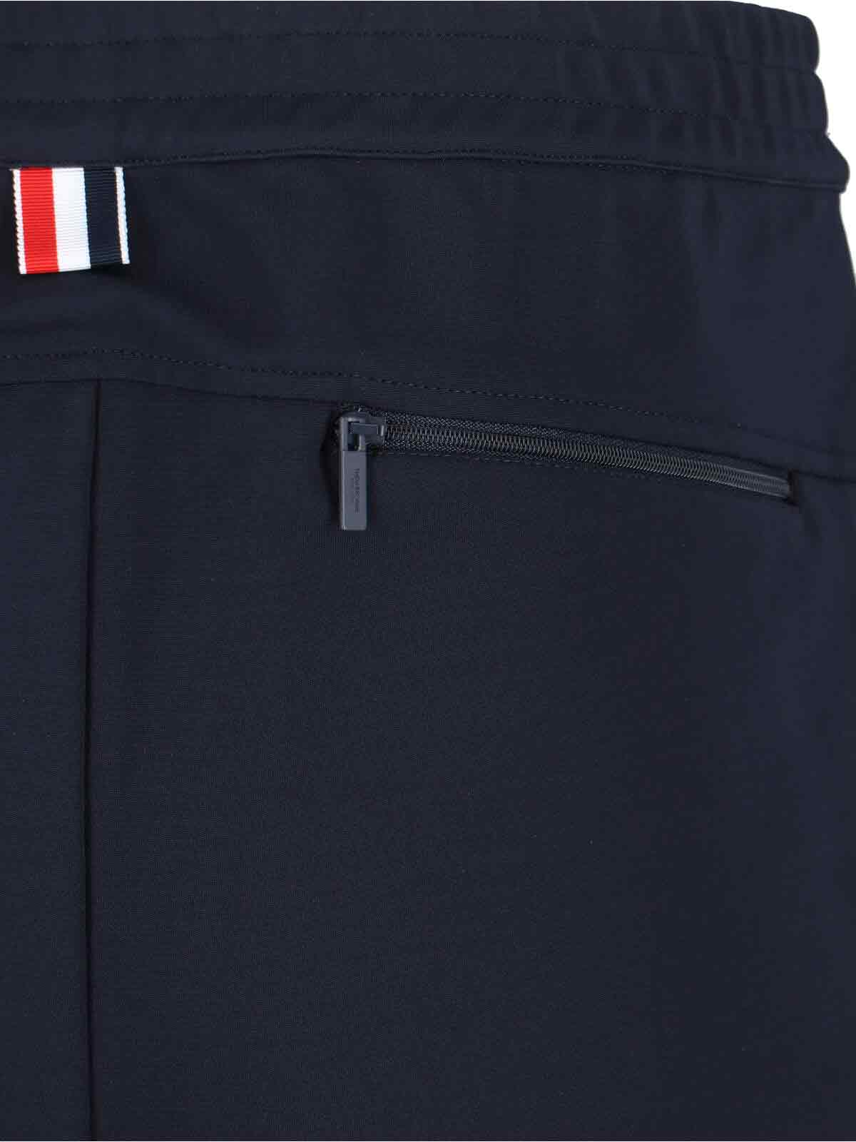 Thom Browne Trousers Blue Viscose