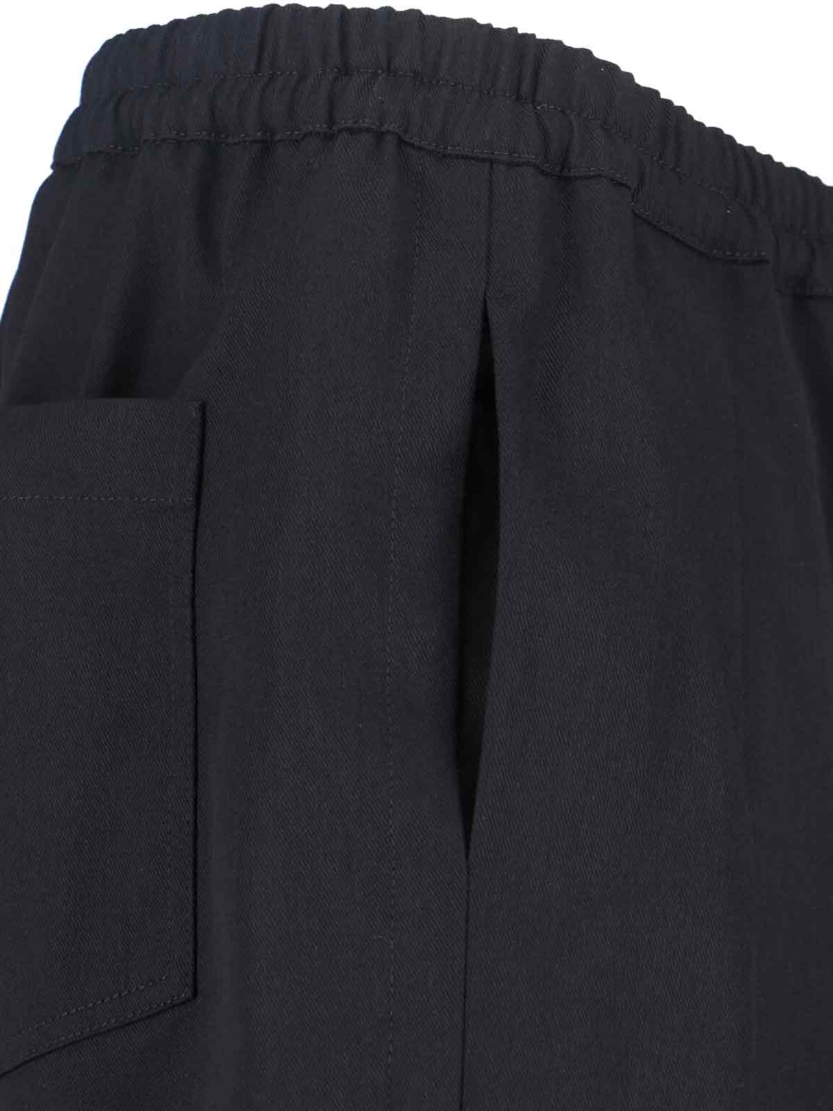 Maison Margiela Trousers Black Polyester