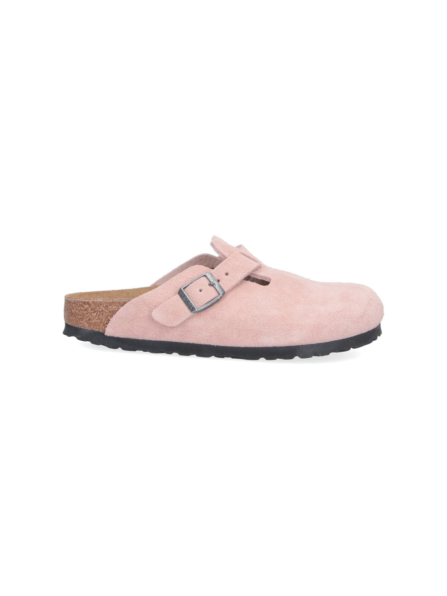 Birkenstock 100% leather clog in pink