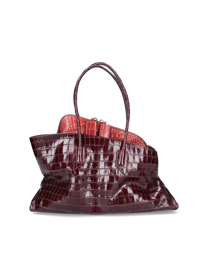 The Attico Bags Red Leather