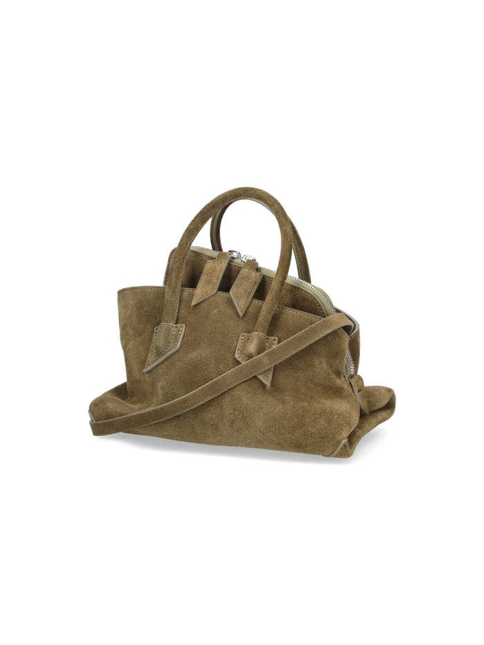 The Attico Bags Green Leather