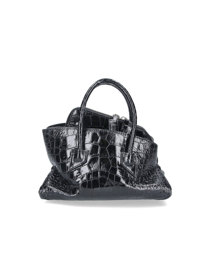 The Attico Bags Black Leather