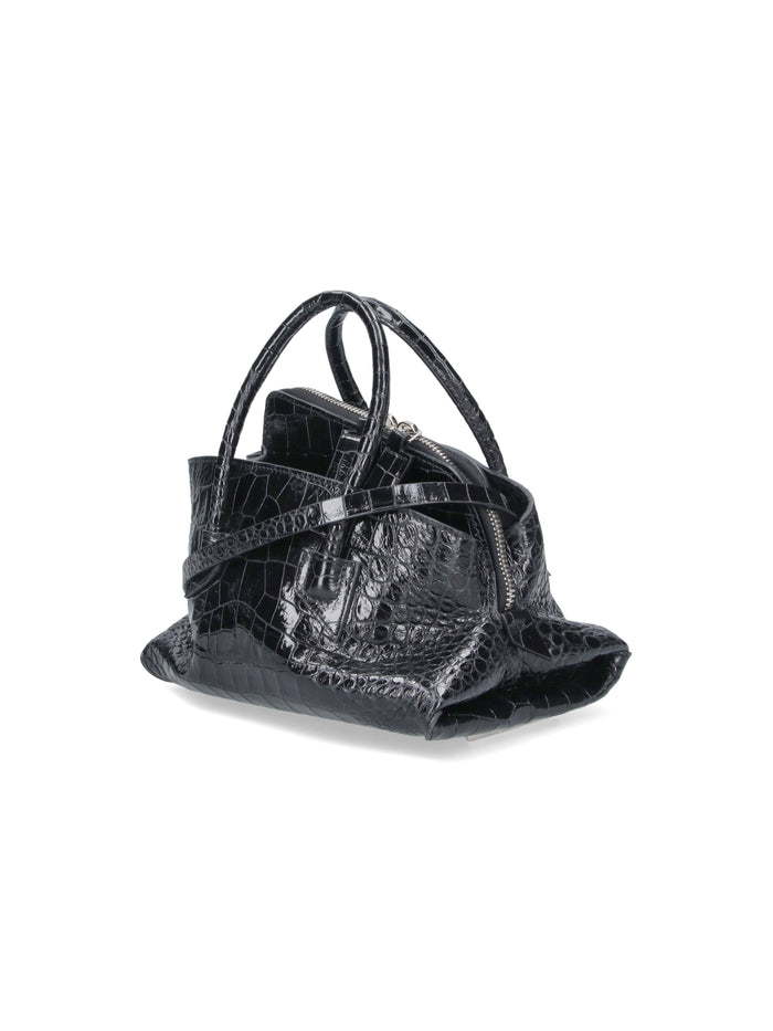 The Attico Bags Black Leather