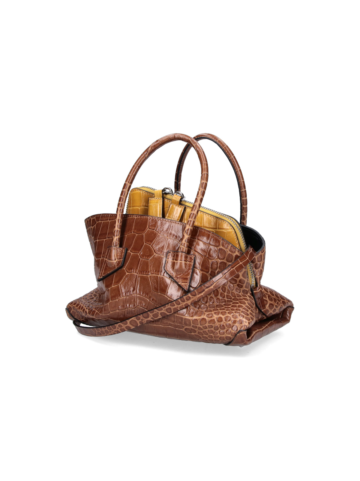 The Attico Bags Brown Leather