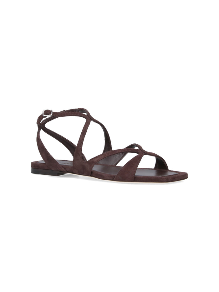 Jimmy Choo Sandals Brown Outer: Goat Leather