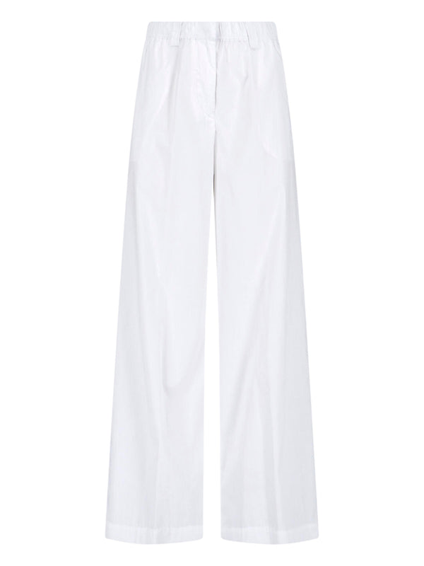 Aspesi 62% Cotton trousers in white
