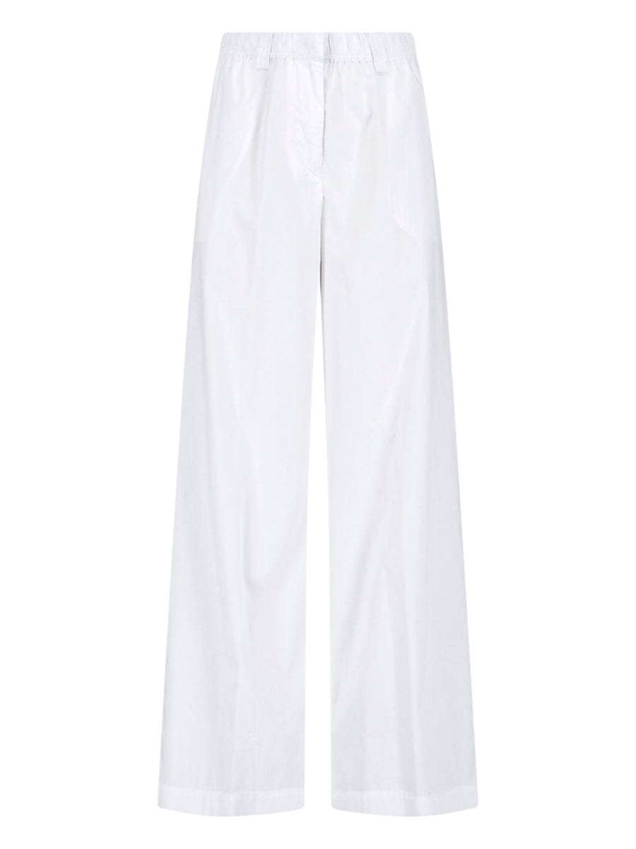 Aspesi 62% Cotton trousers in white