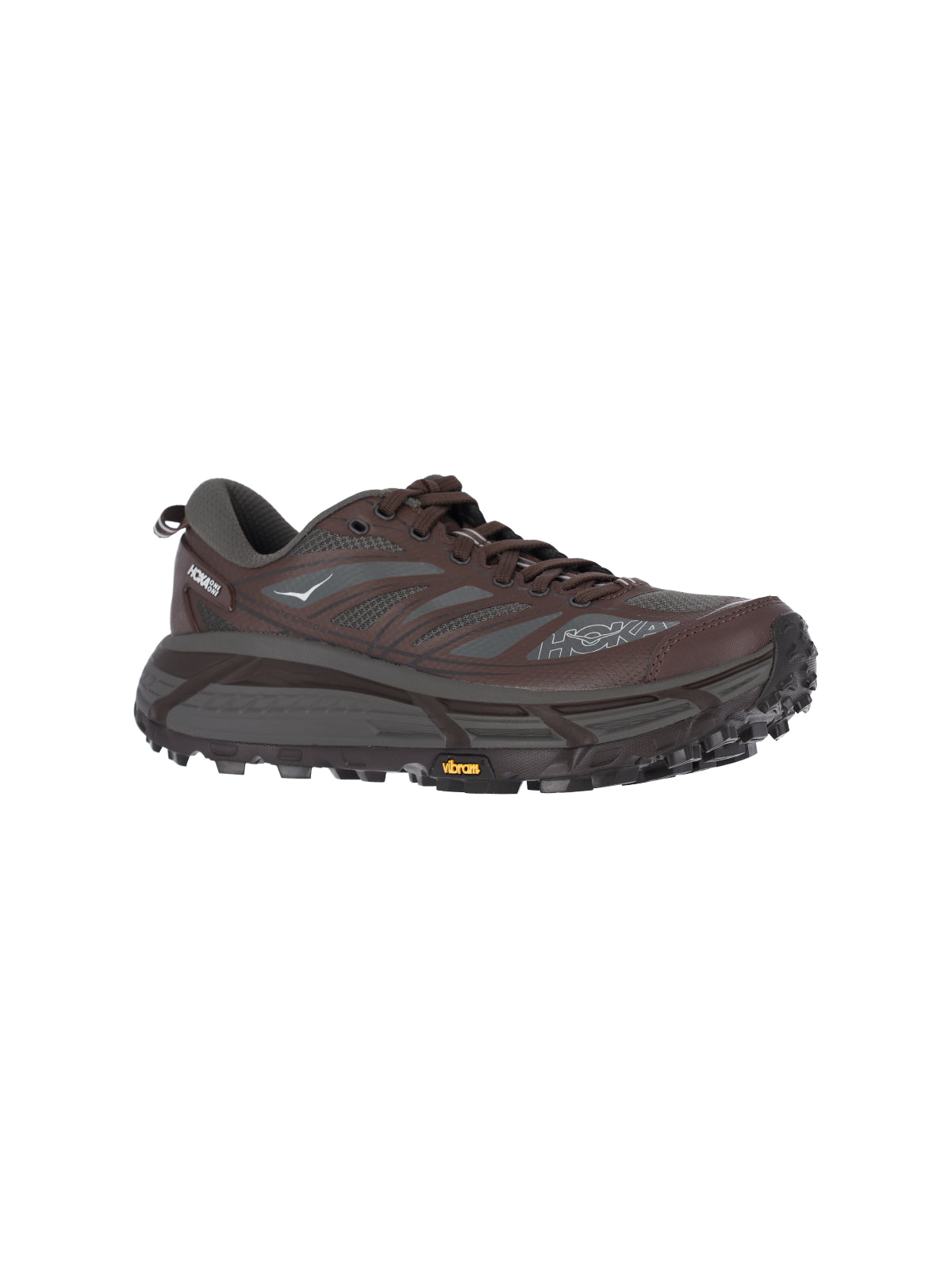 HOKA Sneakers Brown Fabric
