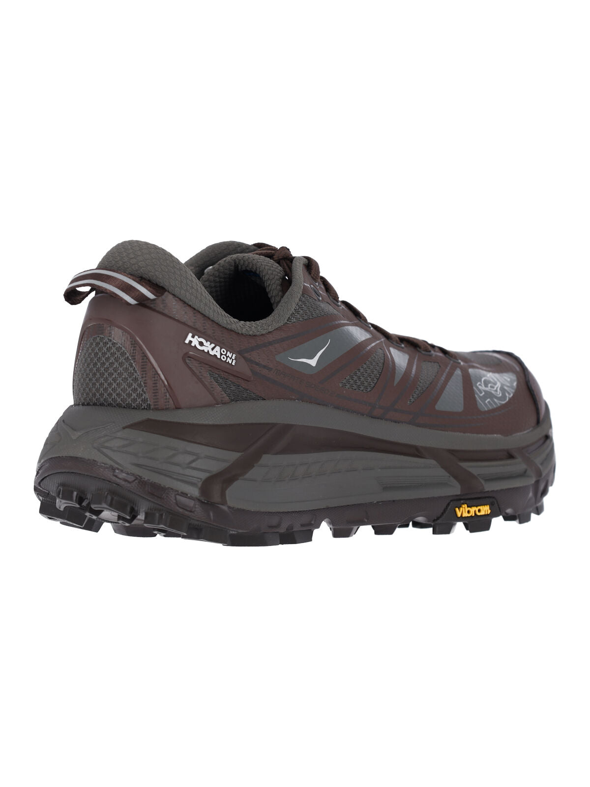 HOKA Sneakers Brown Fabric