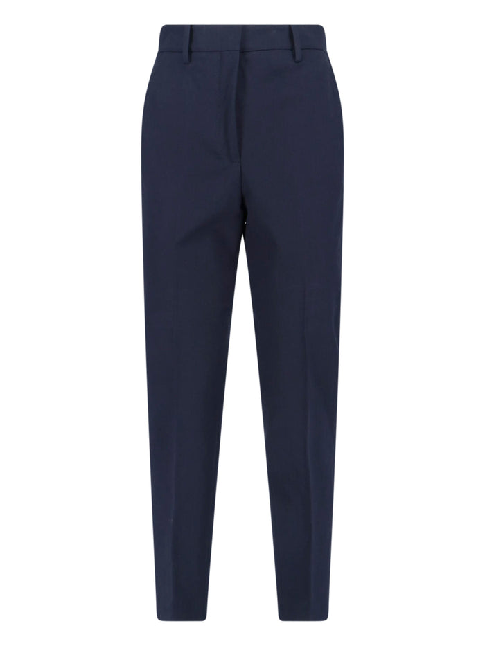Incotex Trousers Blue Cotton