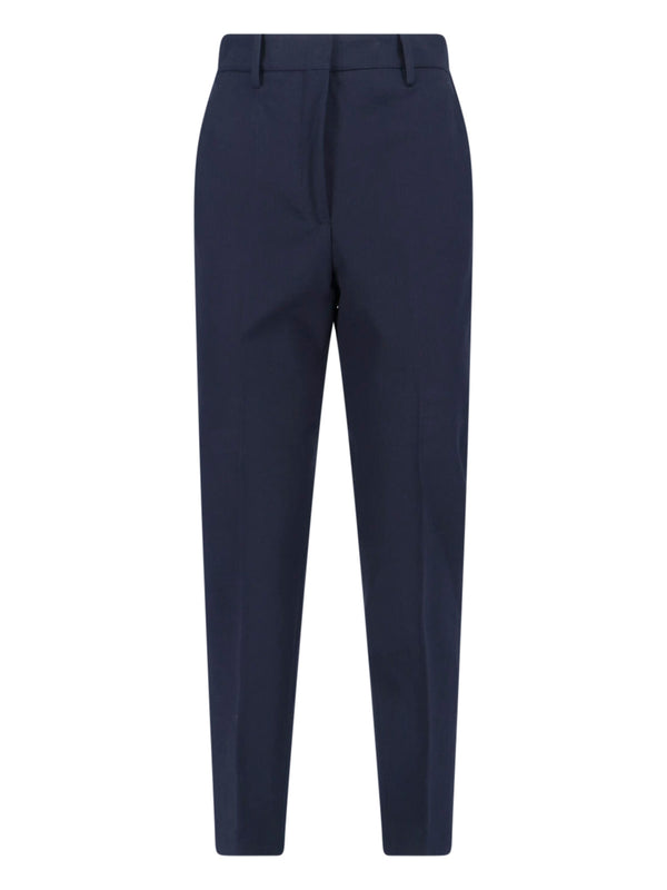 Incotex 95% cotton trousers in navy