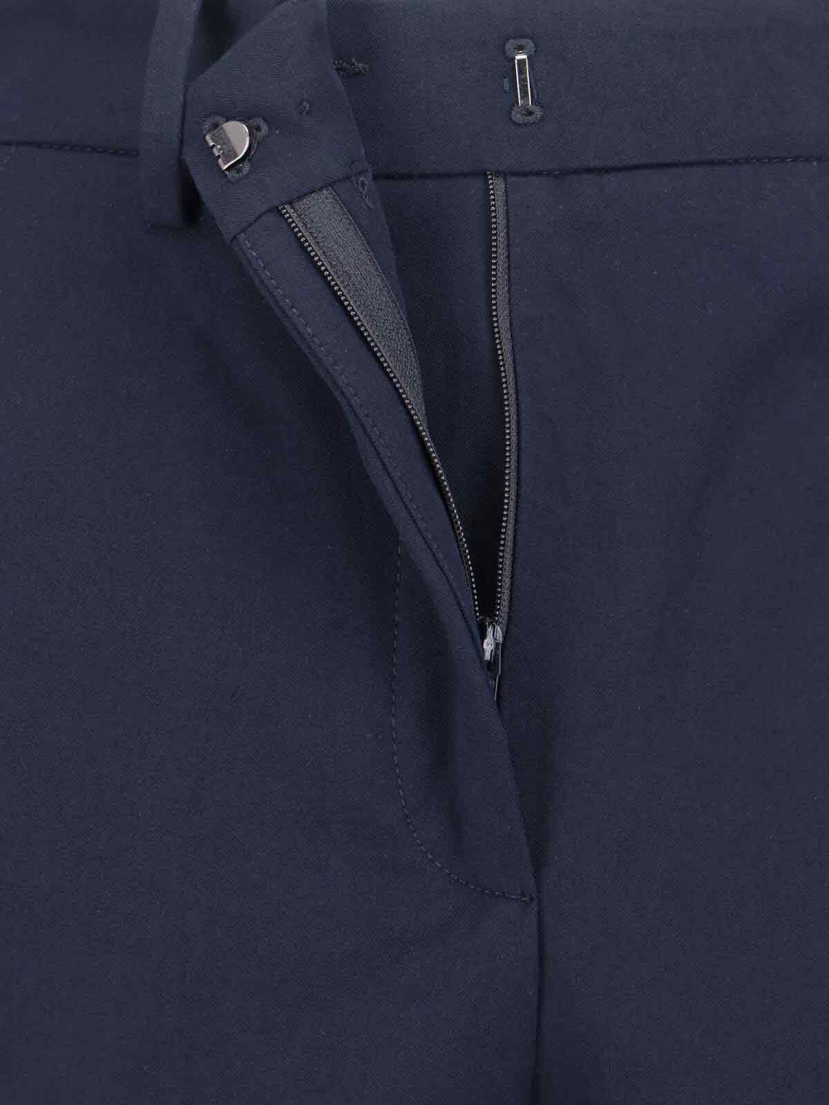Incotex Trousers Blue Cotton