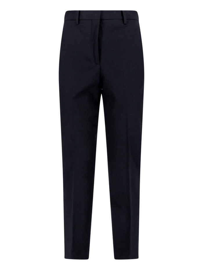 Incotex Trousers Black Acetate