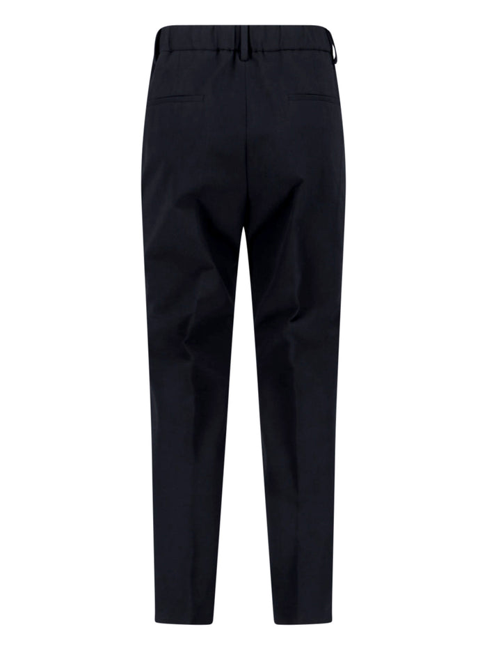 Incotex Trousers Black Acetate