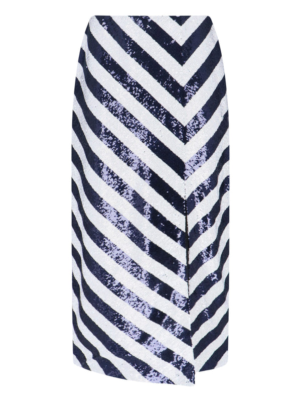 Lauren Ralph Lauren 100% Recycled Polyester skirt in navy
