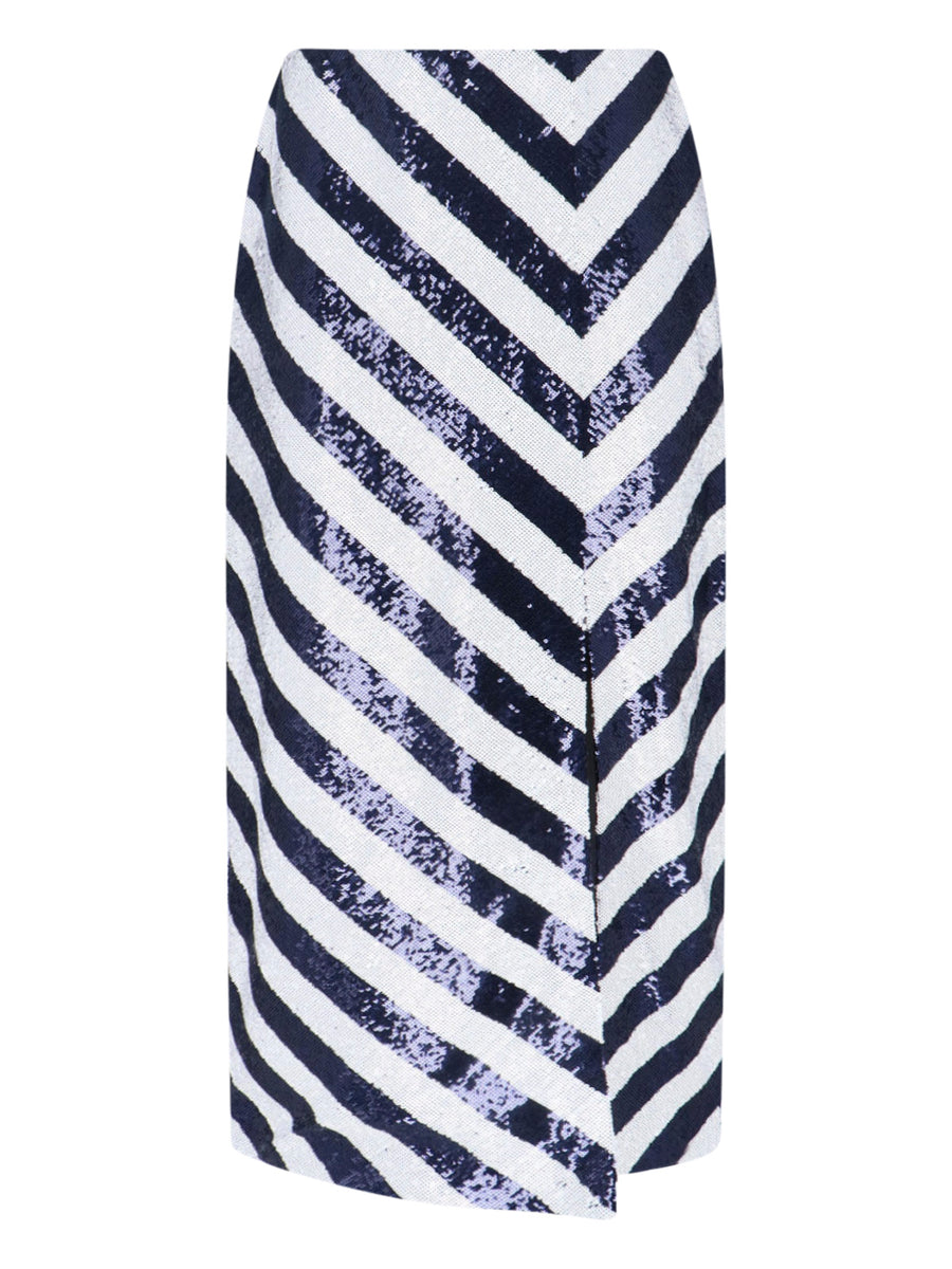 Lauren Ralph Lauren 100% Recycled Polyester skirt in navy