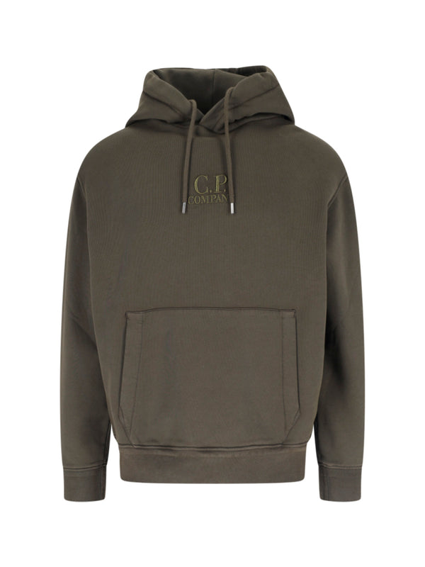 C.P. Company 100% Cotton hoodie in green