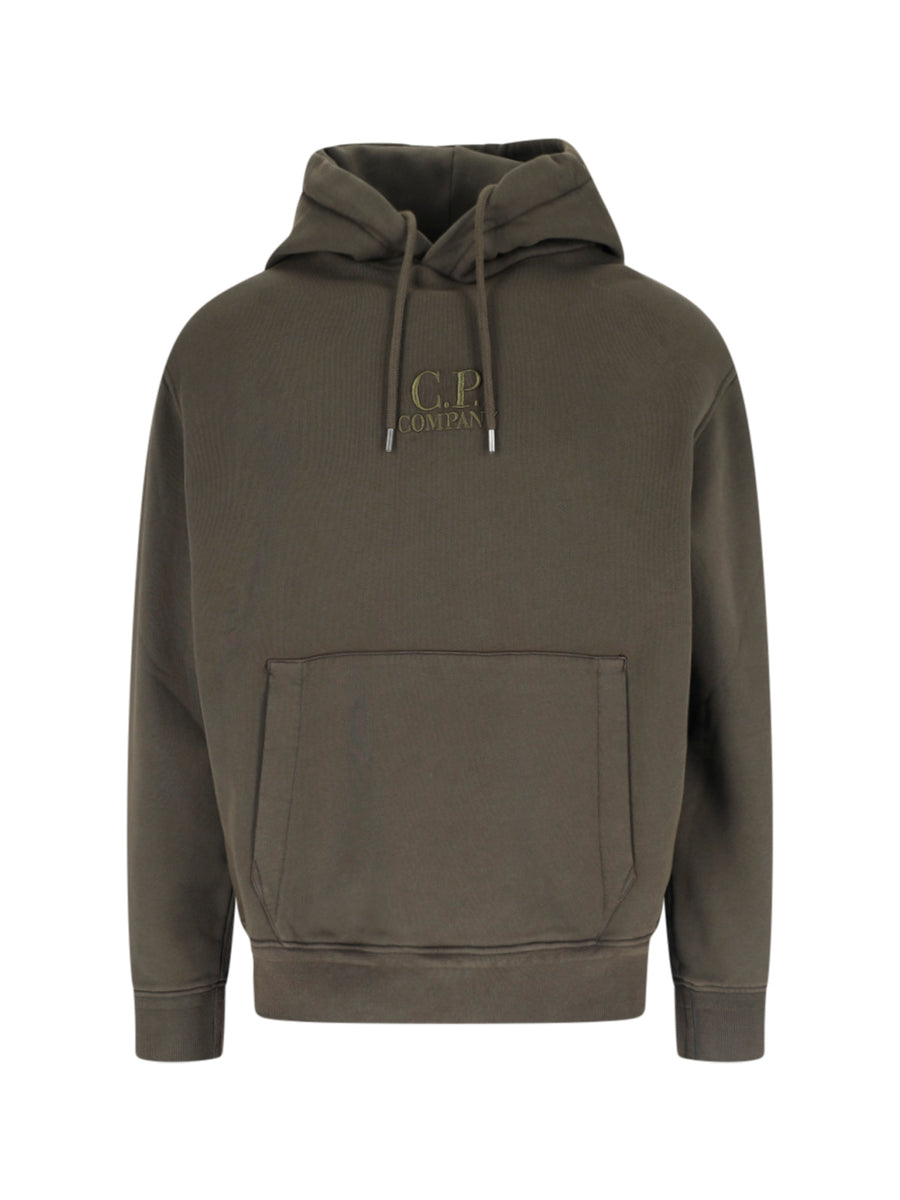 C.P. Company 100% Cotton hoodie in green