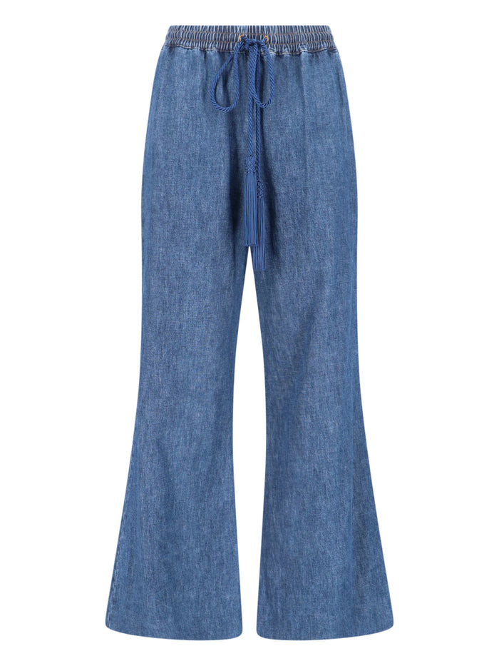 Valentino Jeans Blue Cotton